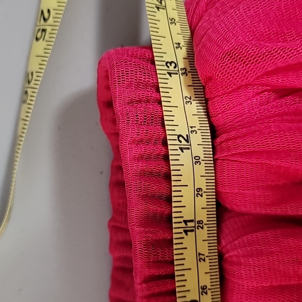 Burleska brand pink tulle skirt tiered size one? - Picture 9 of 11